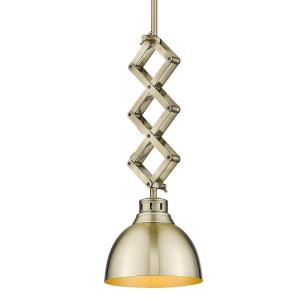 Hawthorn - Small Pendant in Sturdy style - 11.38 Inches high by 7.75 Inches wide